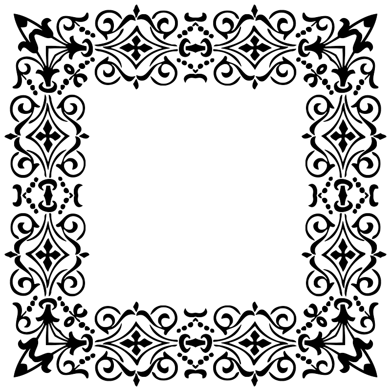 Ornamental Divider Frame