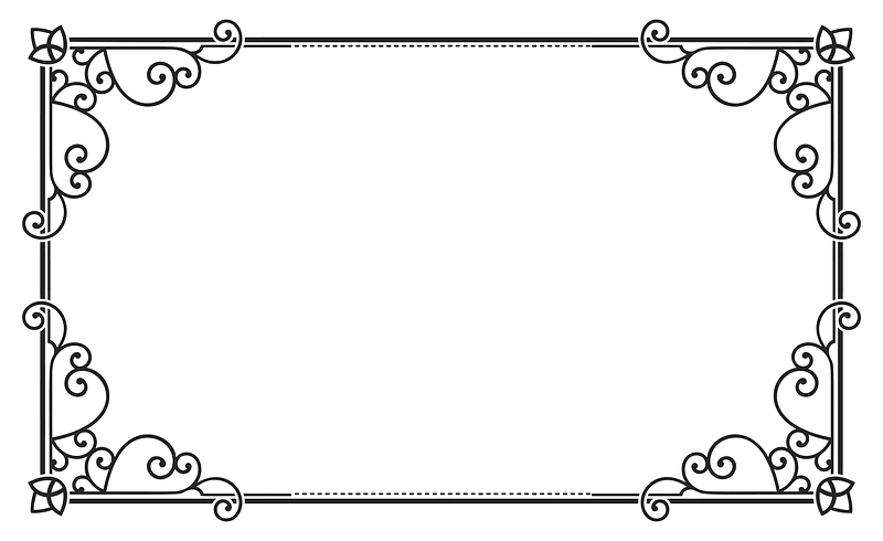 Ornamental Rectangular Frame