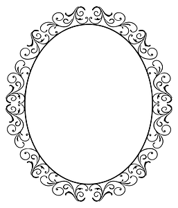 Oval Flourish Frame 2