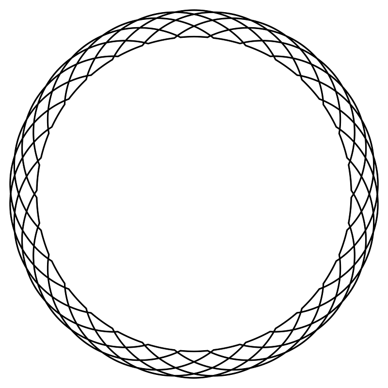 Round Net Border