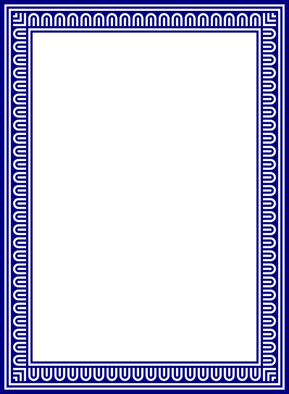 Solid Blue Frame Remix