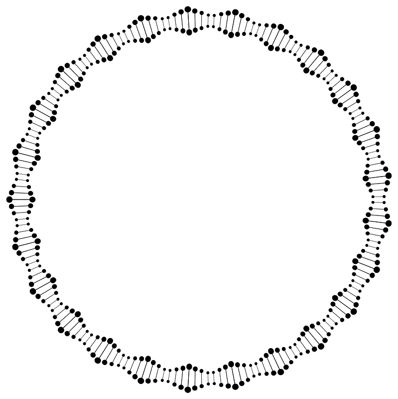 Unwound Dna Helix Frame