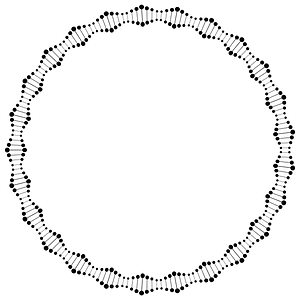 Unwound Dna Helix Frame