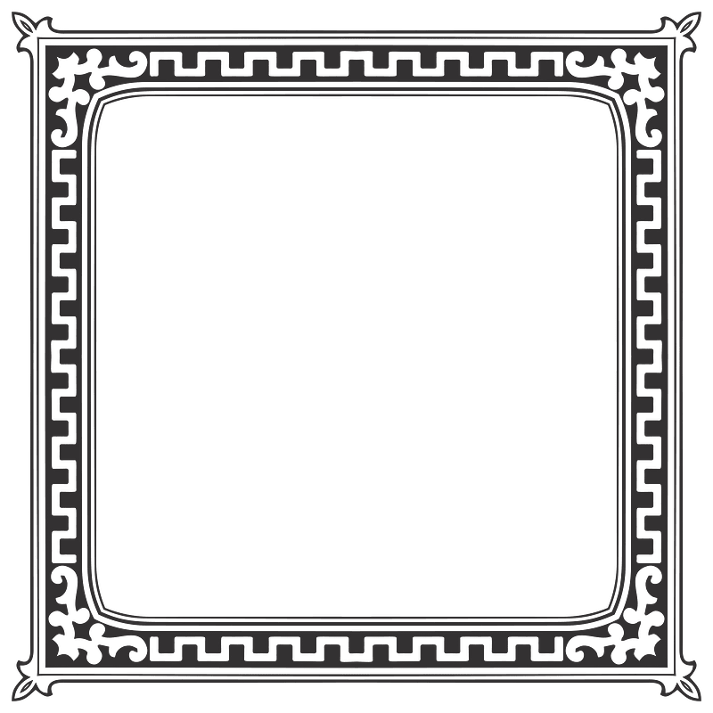 Vintage Decorative Ornamental Frame 8