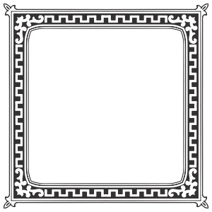 Vintage Decorative Ornamental Frame 8