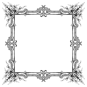 Vintage Floral Frame 2