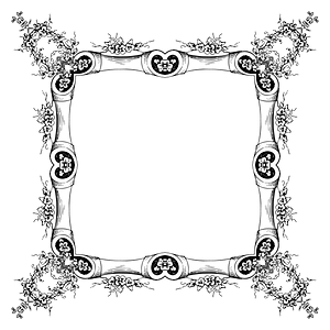 Vintage Floral Frame 8