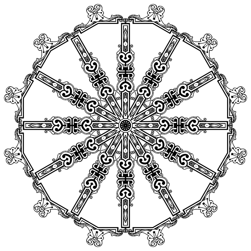 Vintage Symmetric Frame Extrapolated 16