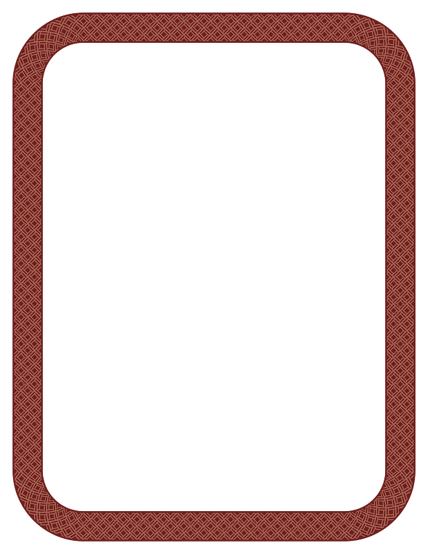 Wicker Border 4 (Us Size)