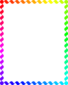 Wiggly Frame Colour