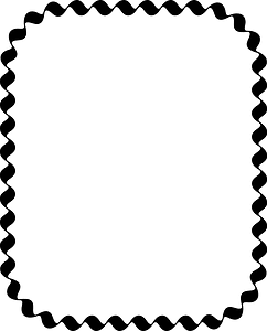 Wiggly Frame Rectangle