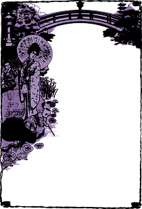 Japan Frame - Purple