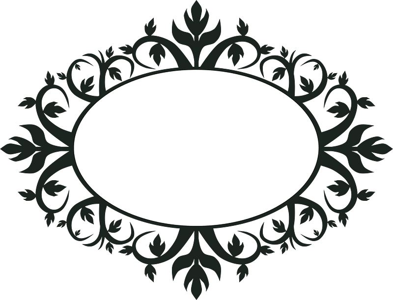 Ornament Circle Frame