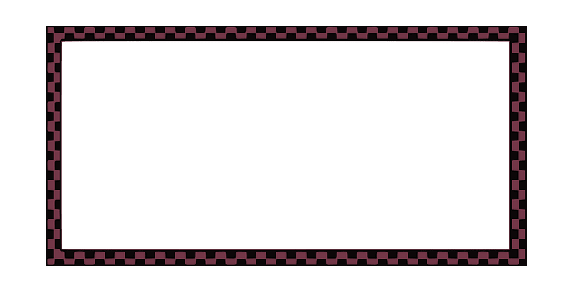 Worldlabel Border Burgundy Black Checkered 4x2