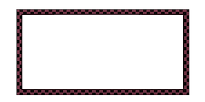 Worldlabel Border Burgundy Black Checkered 4x2