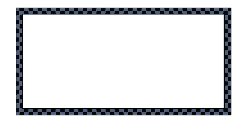 Worldlabel.Com Border Dark Blue Black Checkered 4x2