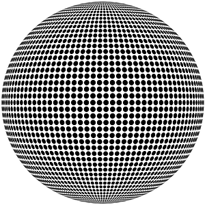High Density Dots Sphere