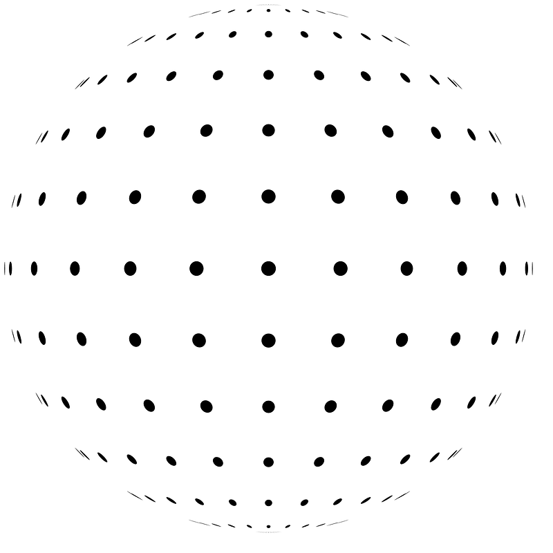 Low Density Dots Sphere
