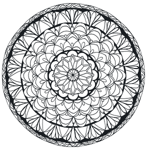 Hand Drawn Mandala 2 No Fills