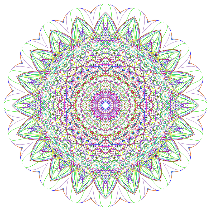Mandala Burst No Bg