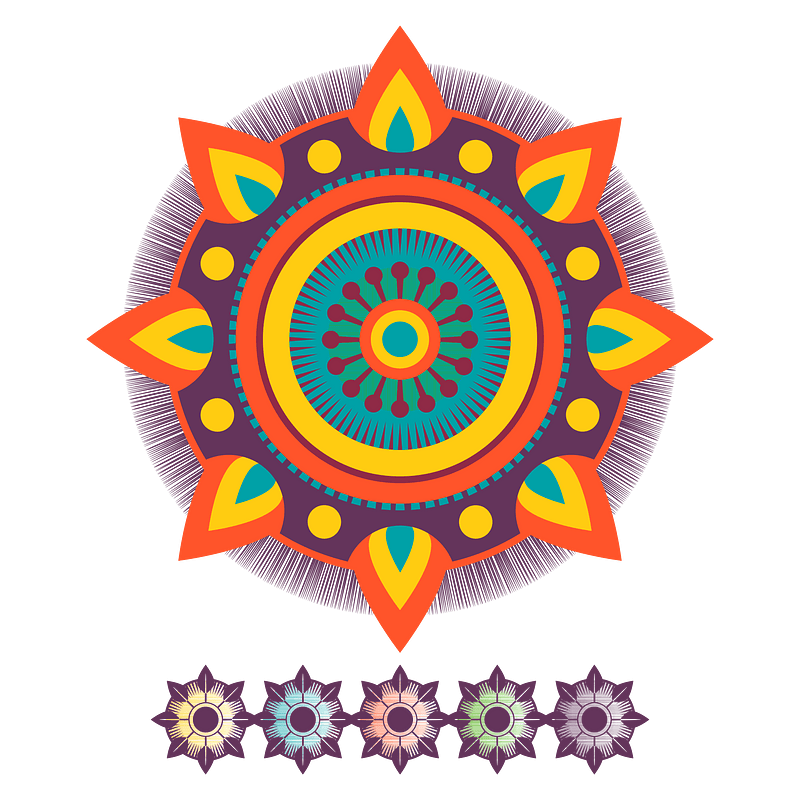 Mandala Flames