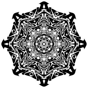 Positive and Negative Mandala 5