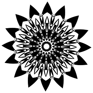 Positive and Negative Mandala 7