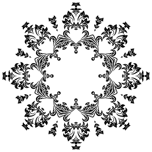 Decorative Ornamental Floral Flourish Design 11