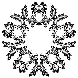 Decorative Ornamental Floral Flourish Design 6