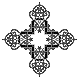 Floral Flourish Cross 3