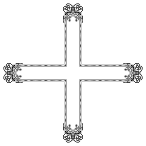 Floral Flourish Cross
