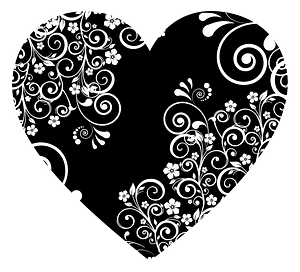 Floral Flourish Heart 3