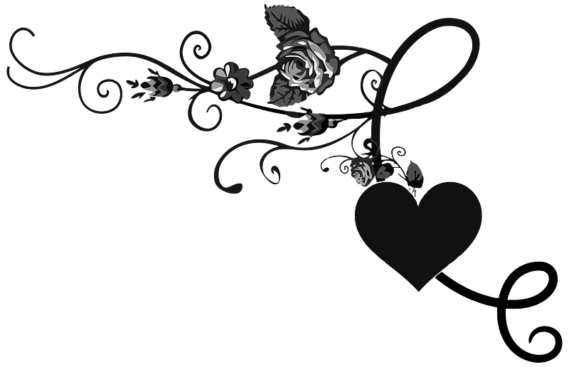 Rose Floral Flourish 1