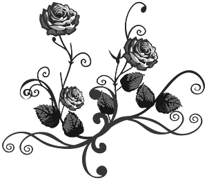 Rose Floral Flourish 6