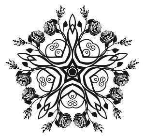 Rose Floral Flourish Design 5