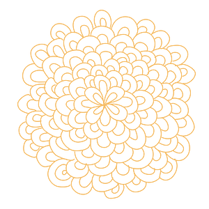 Rosette Flower Clipart