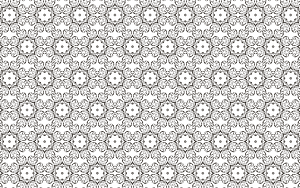 Seamless Floral Flourish Design Pattern 2