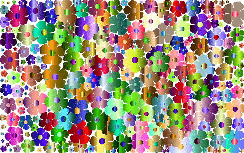 Simple Floral Background 4 No Black