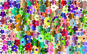 Simple Floral Background 4 No Black