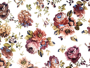 Vintage Floral Texture Background