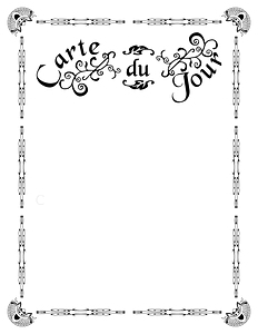 Carte De Jour (Us Size)