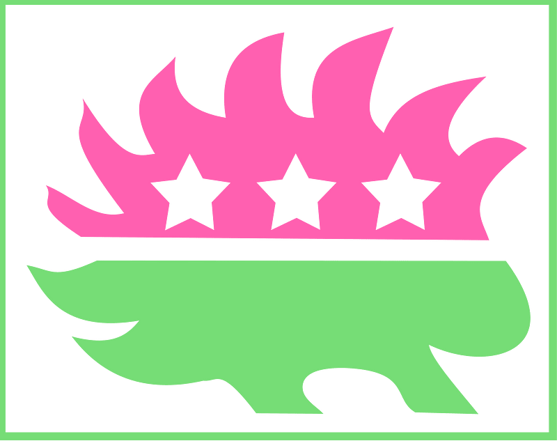 Libertarian Porcupine Transparent Background Border