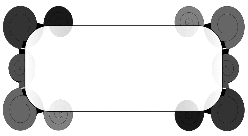 Gray Decorative Border