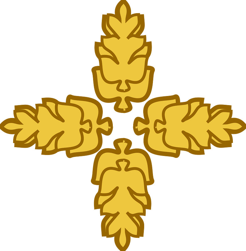 Golden Wheat Medallion