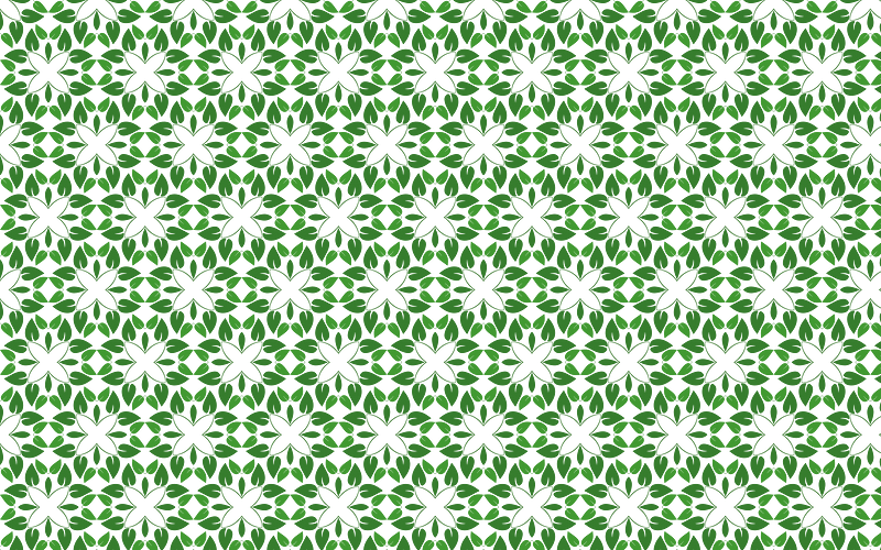 Leafy Design Seamless Pattern 6