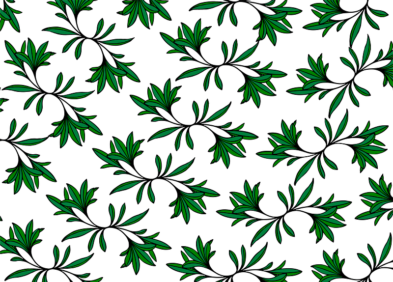 Spiral Leafy Background Colour
