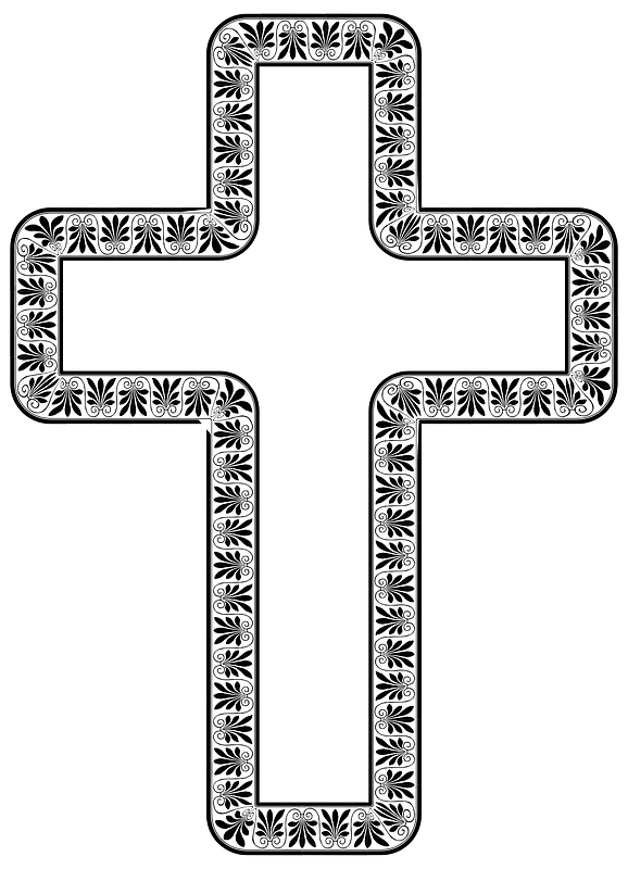 Decorative Flourish Cross
