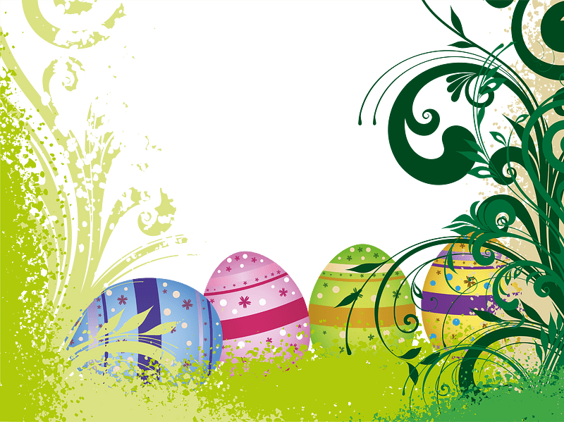 Easter Eggs Flourish