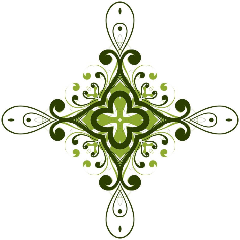Flourish Flower Design 4