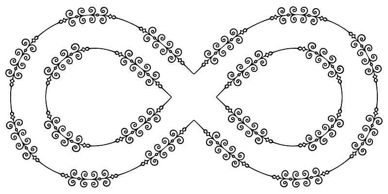 Flourish Infinity Symbol